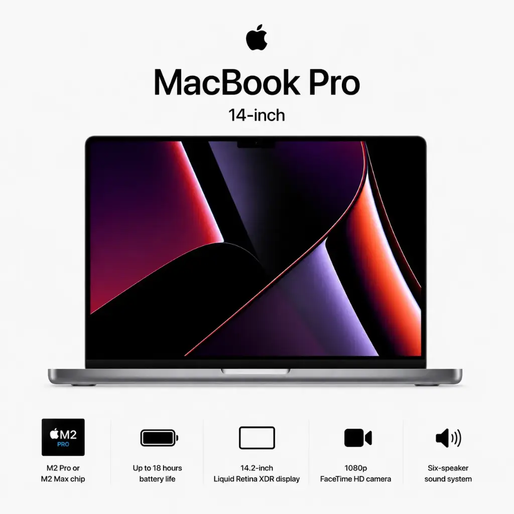 Apple 14" MacBook Pro (M5, Space Black)