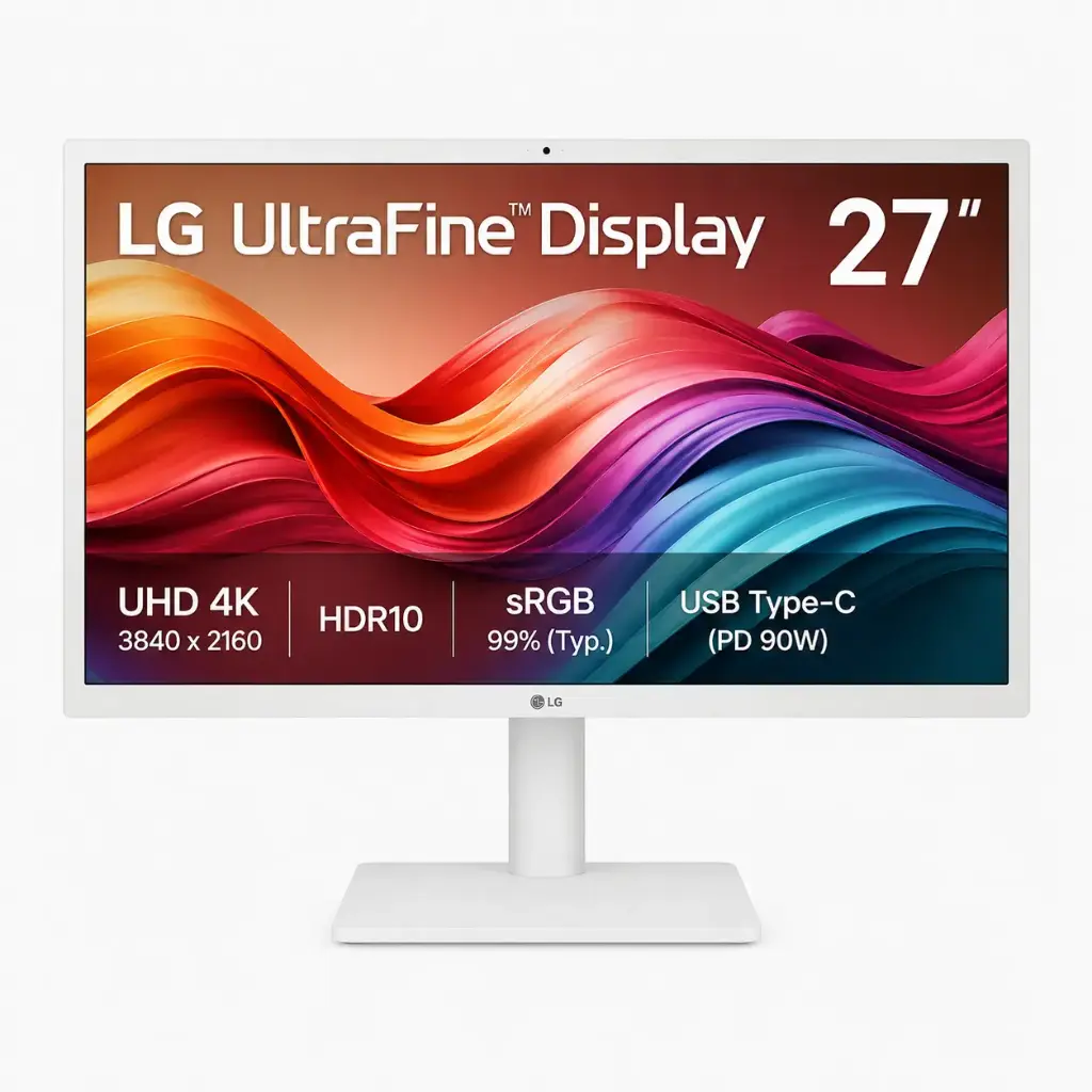 Monitor (White) LG UltraFine 27US500-W 27" 4K HDR  
