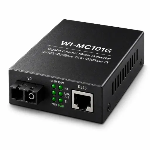 Fiber Media Converter WI-MC101G
